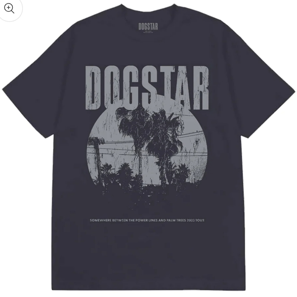 Dogstar Somewhere Between the Power Lines and Palm Trees Tour 2023 Tee